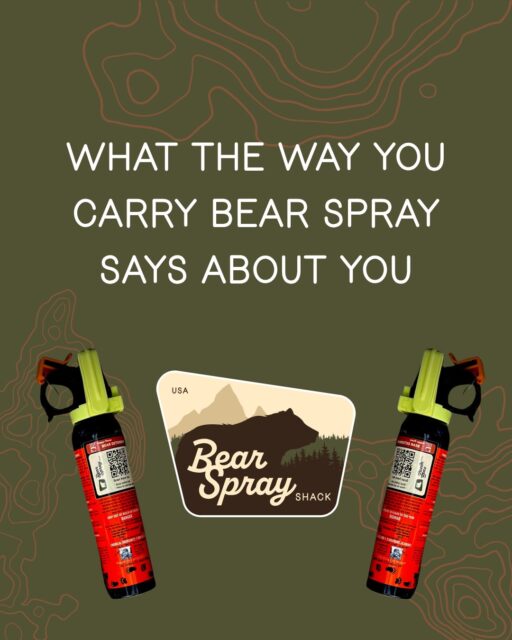 💅 On your hip belt: Fashionable, pragmatic, values self and wildlife, forward-thinker, hilarious, sick dance moves
🎒 On your backpack sternum strap: Prepared, flexible, hair looks good in every photo
😵‍💫 None: Taking YOLO too far, not sure if in Yosemite or Yellowstone, feels awkward because everyone else remembered their bear spray
How do you carry your bear spray? Wrong answers only.